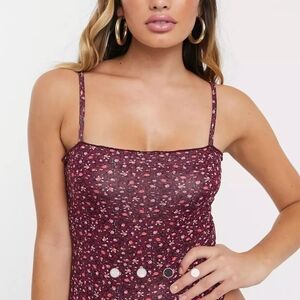 Lettuce Edge Bodysuit - floral